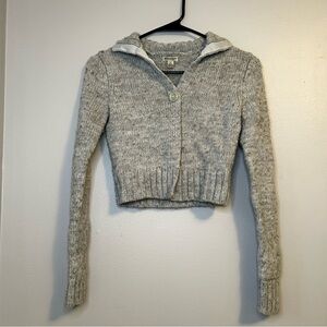 American Eagle Crop Cardigan Sweater Size Small